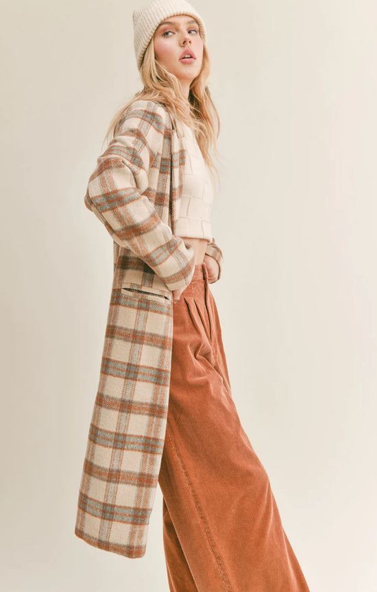 Load image into Gallery viewer, Nature Lover Plaid Coat
