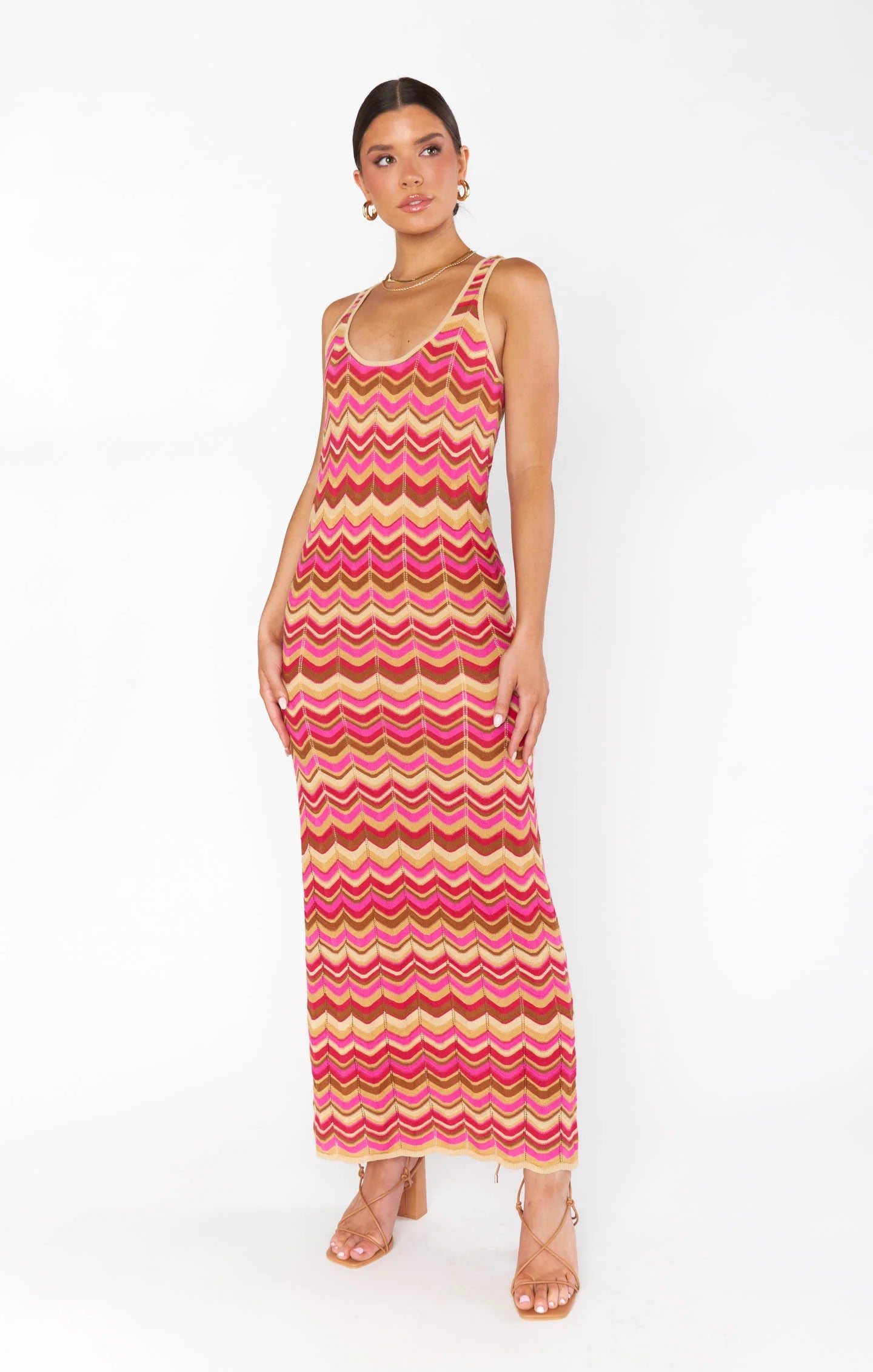 Show Me Your Mumu - Tala Tank Maxi Horizon Stripe Knit