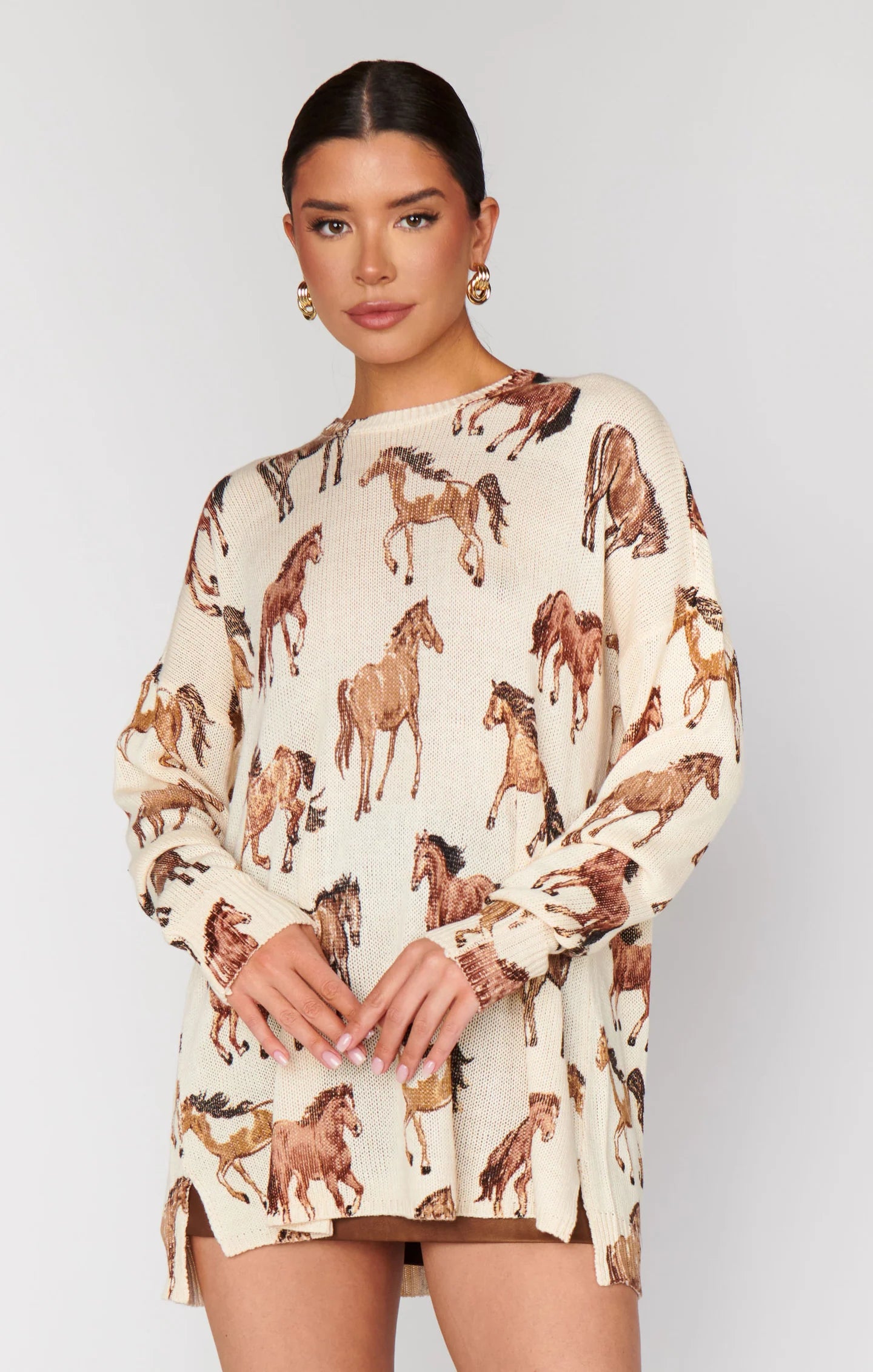 Bonfire Sweater Wild Horses Knit