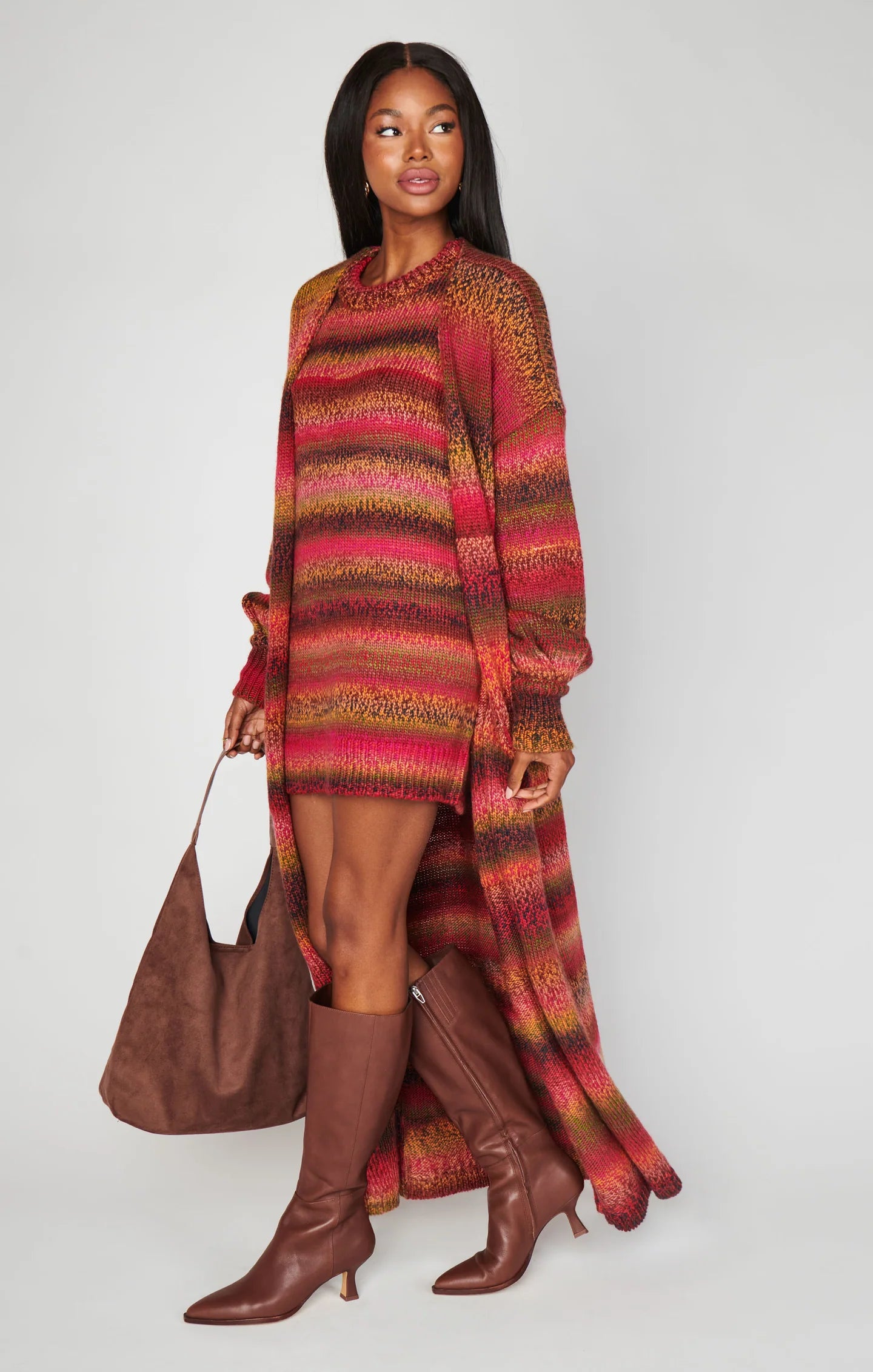 Edith Cardigan Mood Ring Knit