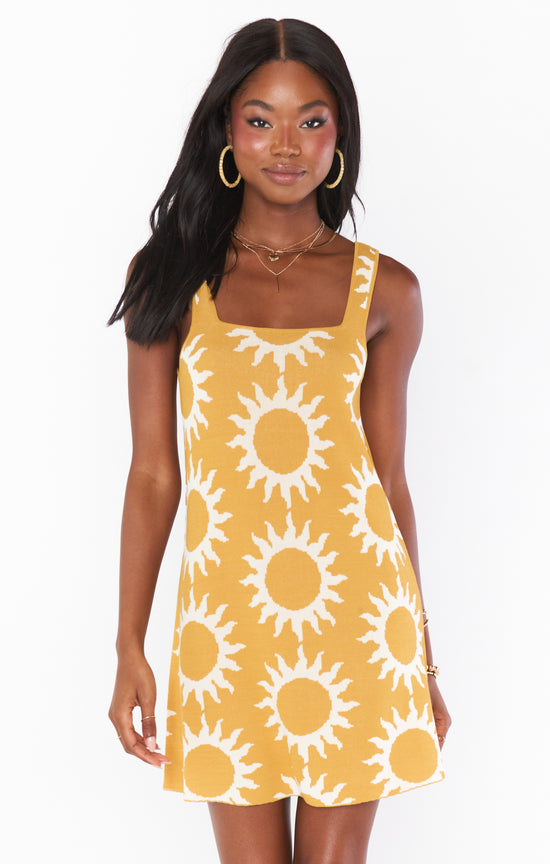 Show Me Your Mumu- Mellow Mini Dress Paradise Sun Knit