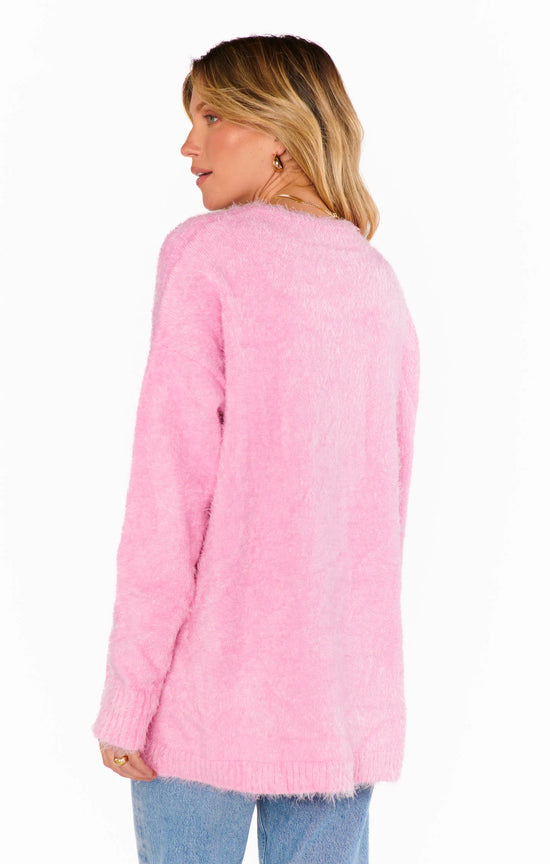 Load image into Gallery viewer, Show Me Your Mumu - Bonfire Sweater Pink Fuzzy

