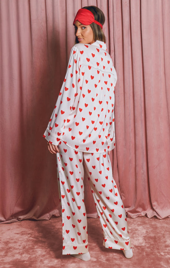 Show Me Your Mumu - Classic PJ Set Queen of Hearts Silky