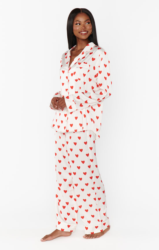 Show Me Your Mumu - Classic PJ Set Queen of Hearts Silky