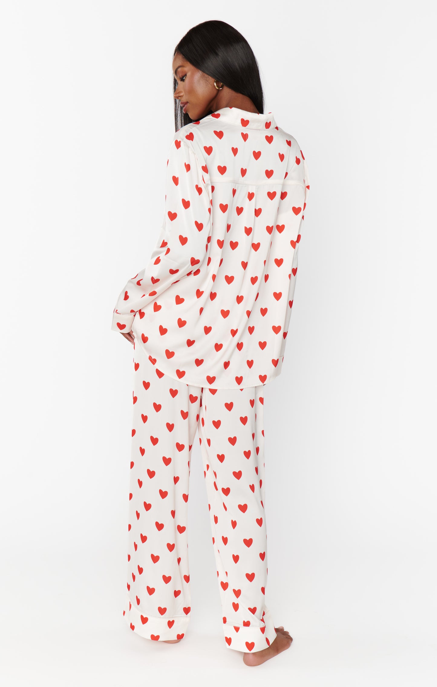 Show Me Your Mumu - Classic PJ Set Queen of Hearts Silky