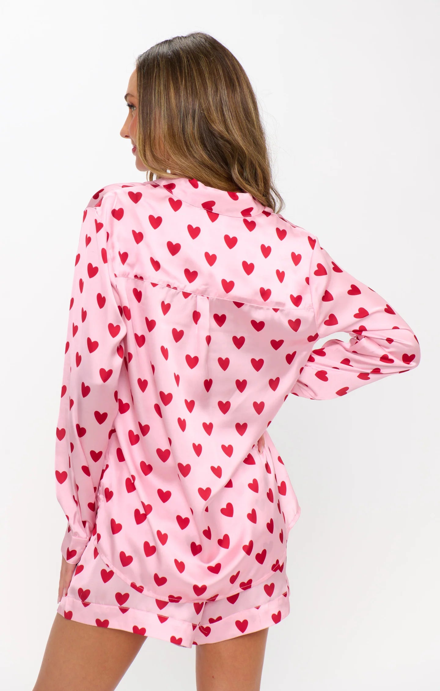 Show Me Your Mumu - Early Riser PJ set - Pink Queen of Hearts