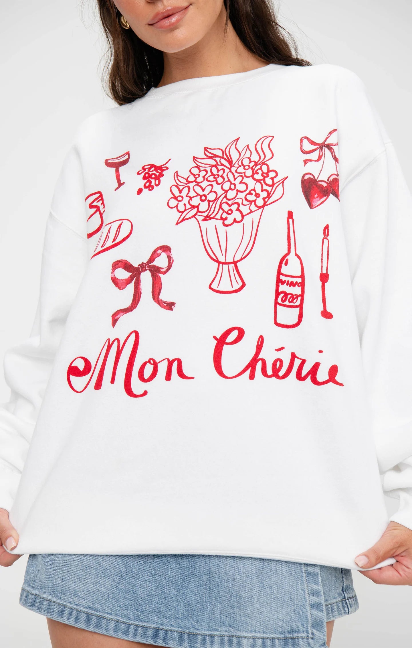 Show Me Your Mumu - Stanley Sweatshirt Mon Cherie Graphic