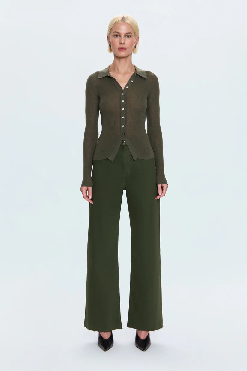 Pistola - Penny High Rise Wide Leg - Laurel