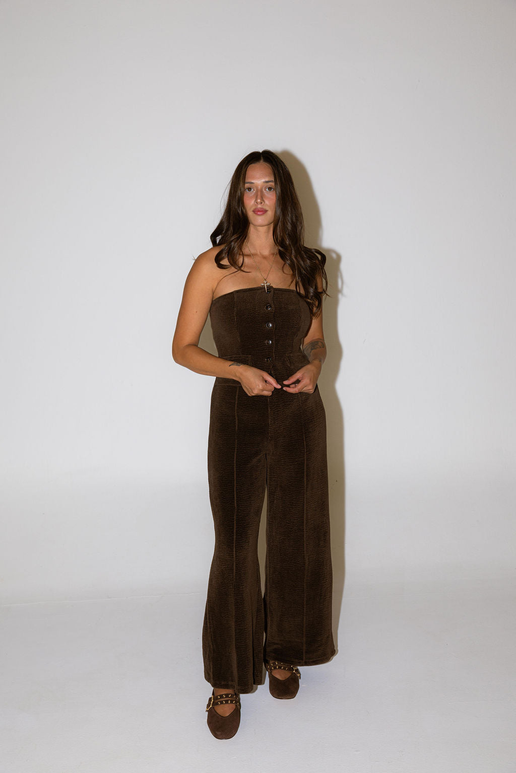 Mystique Tube Vest Wide Leg Jumpsuit