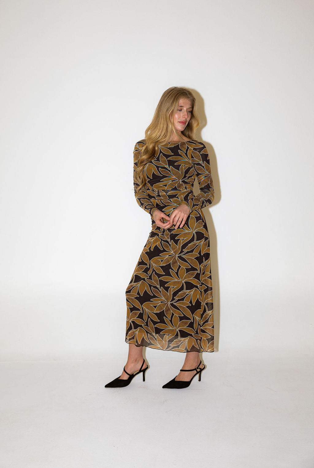 Spellbound Nox Floral Dress - Coconut