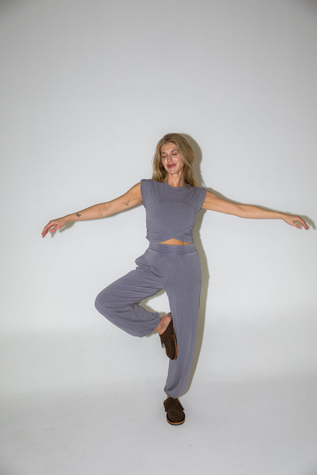 Free People - Hot Shot Crossover Set / Graphite