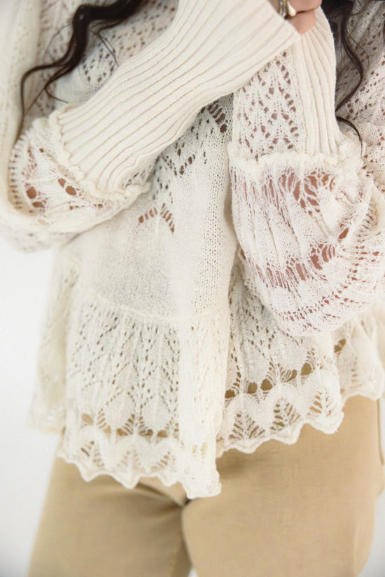 Free People - Lucinda Sweater - Ivory