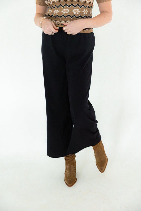 Scout Jersey Flare Pant - True Black