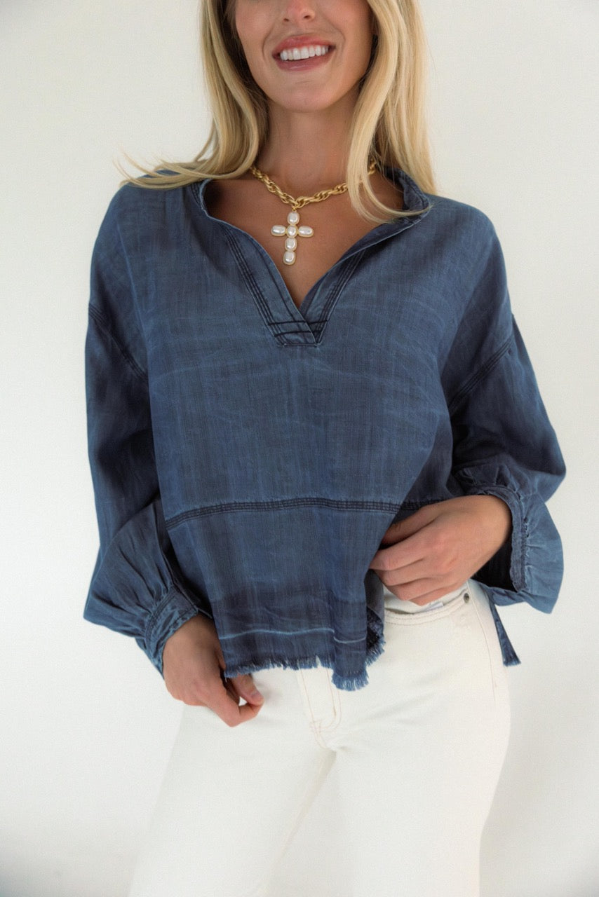 7 Top Vnk L/S Henley