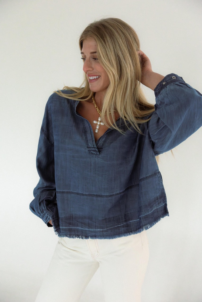7 Top Vnk L/S Henley