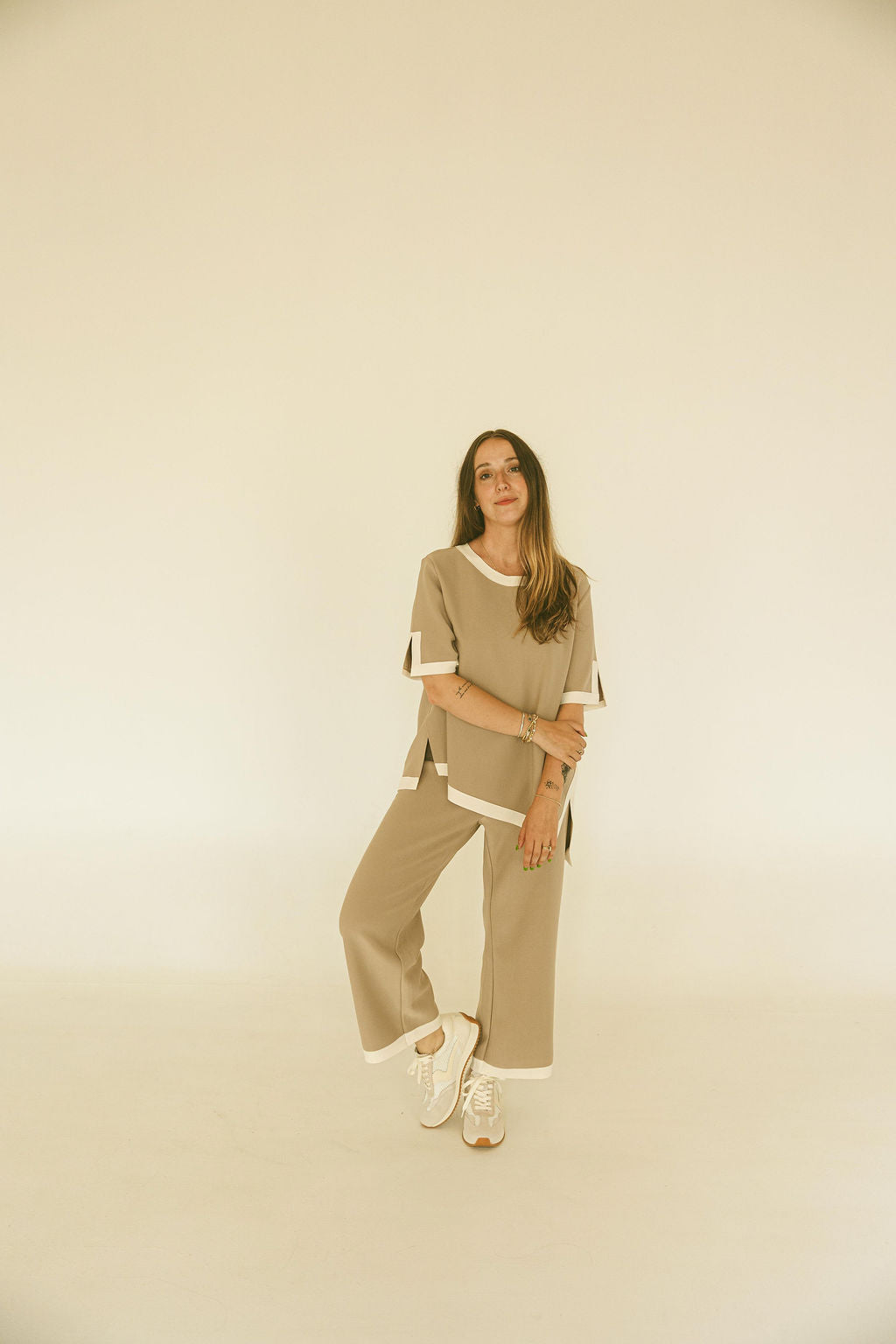 Kaya Crepe Knit Top