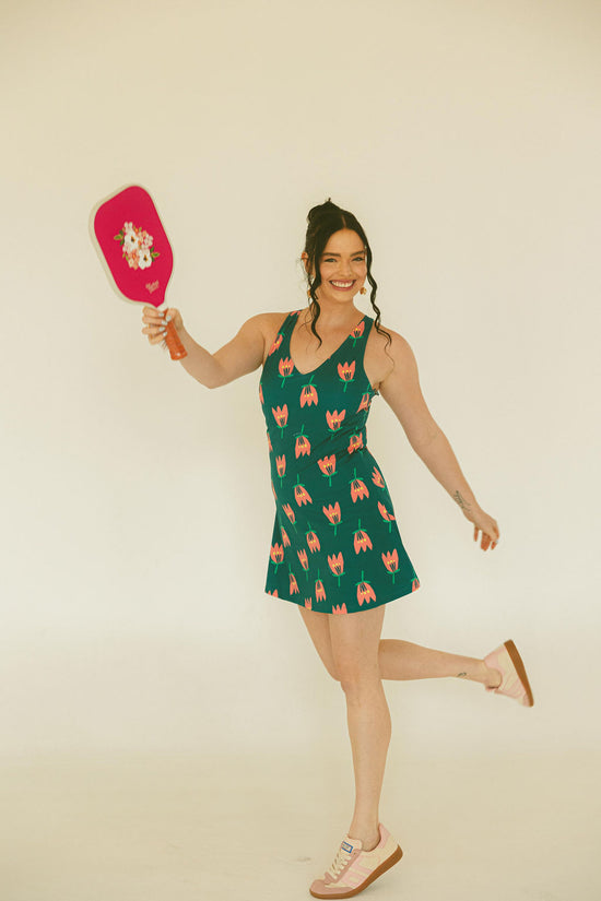 Poppy Athletic V-Neck Kourt Dress