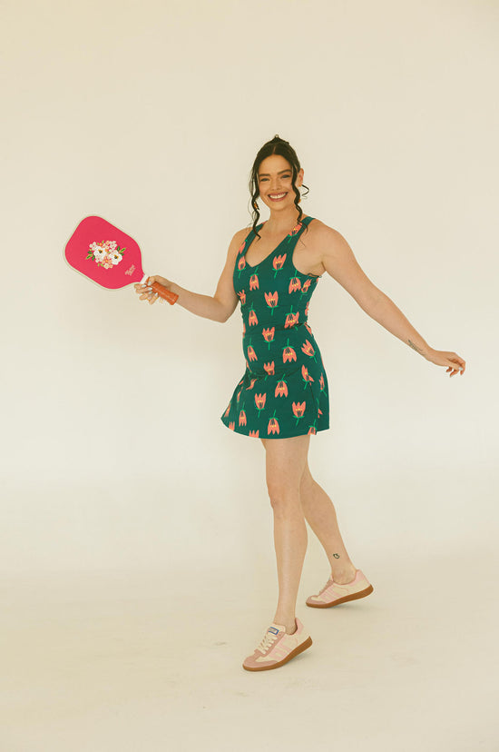Poppy Athletic V-Neck Kourt Dress