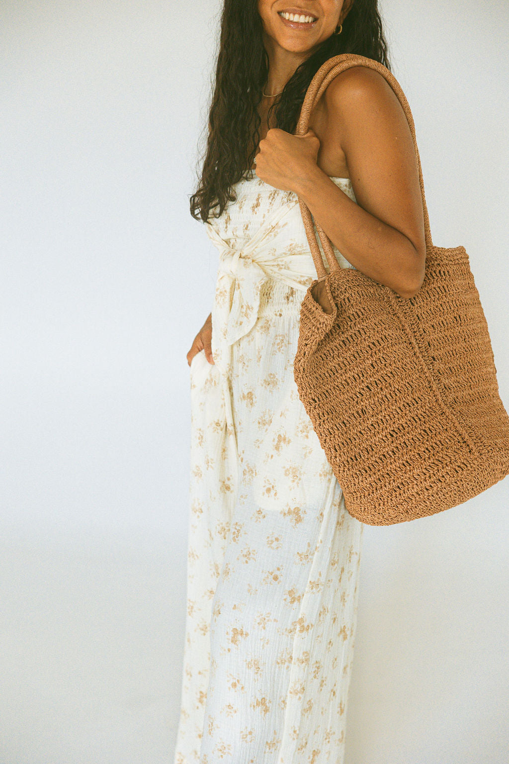 Las Lomas Straw Bag