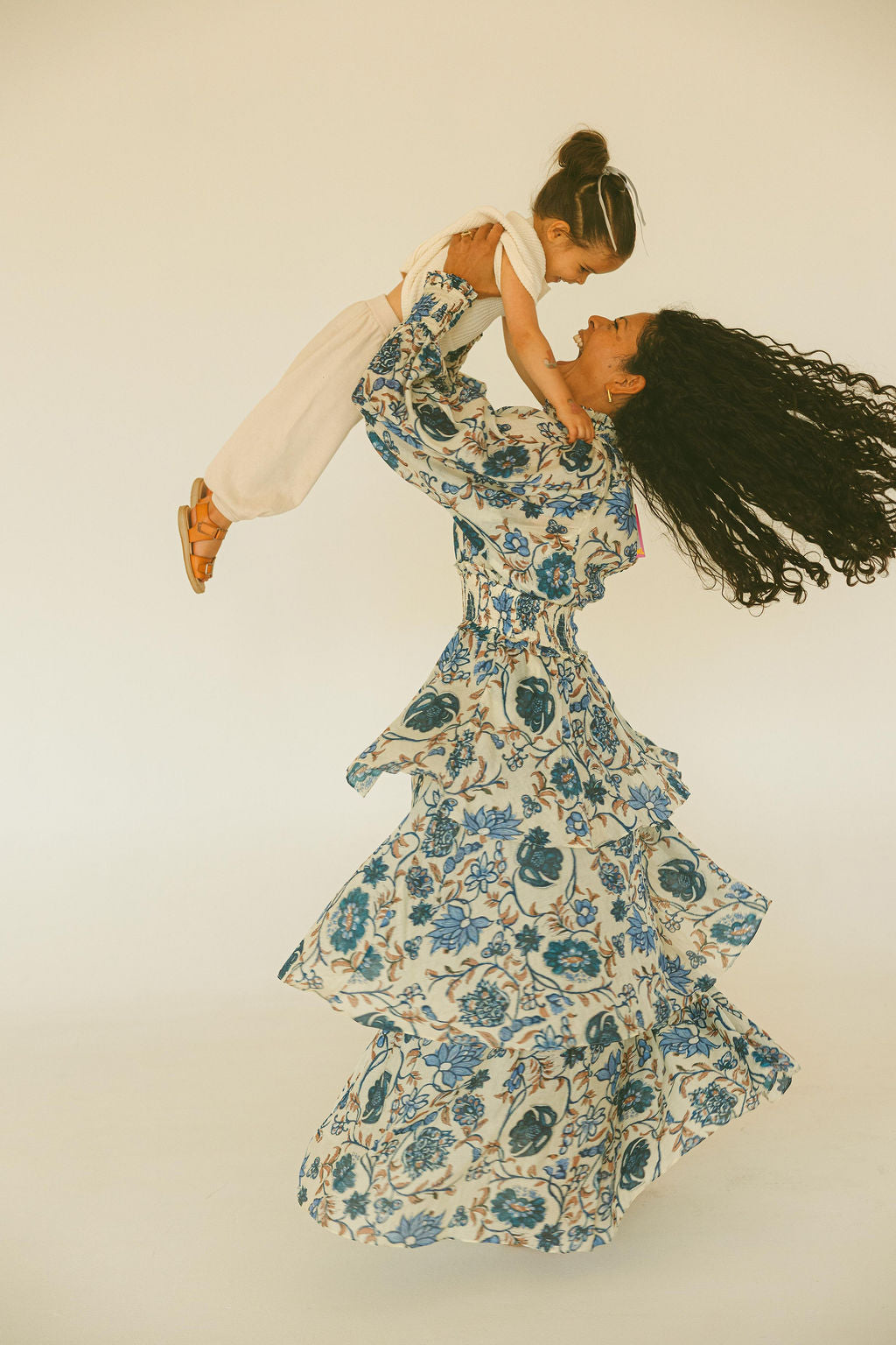 Tiered Floral Maxi Dress