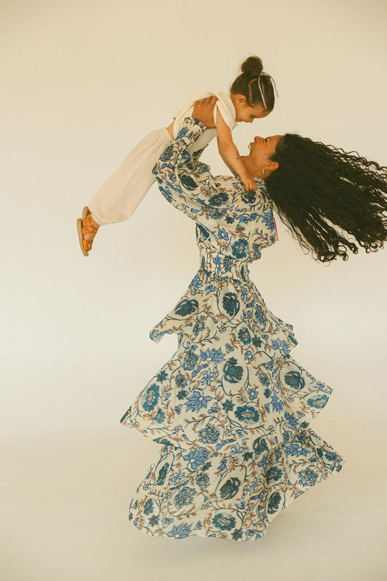 Tiered Floral Maxi Dress