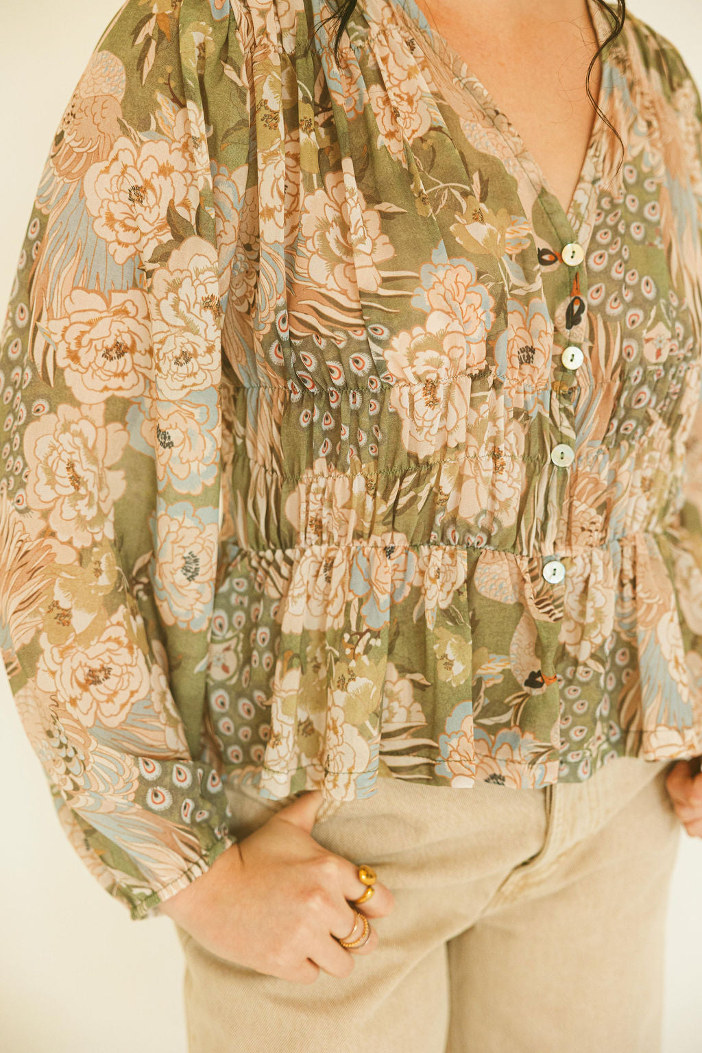 Green Dodo Woven Shirt