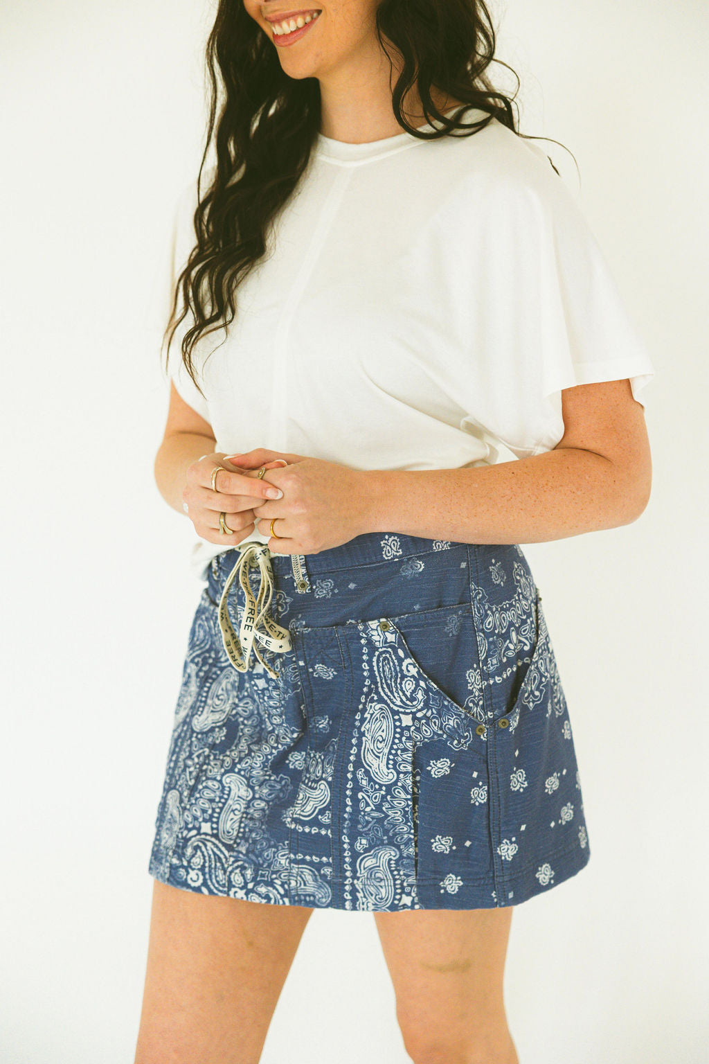 Free People - River Canyon Printed Mini - Midnight Combo