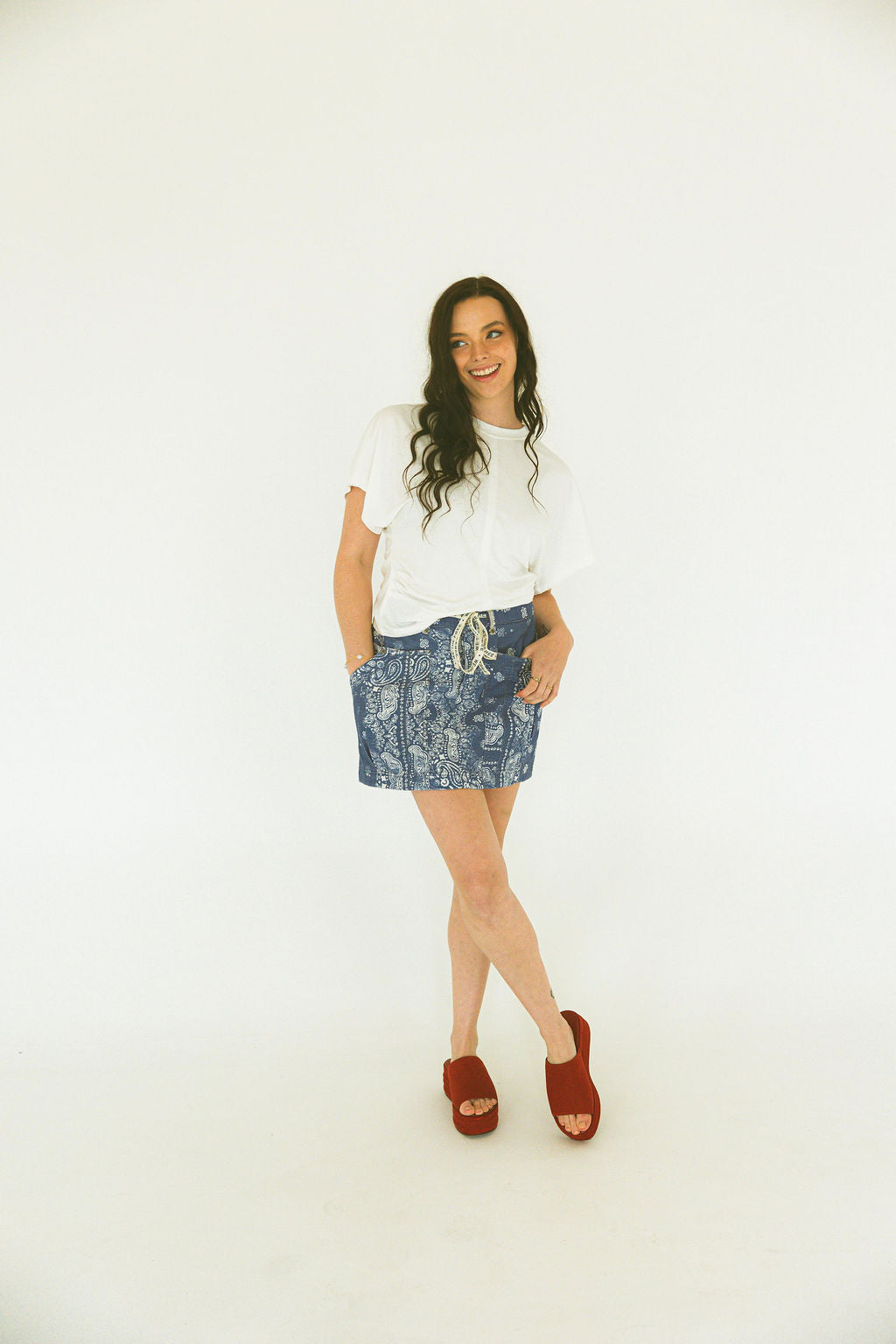 Free People - River Canyon Printed Mini - Midnight Combo