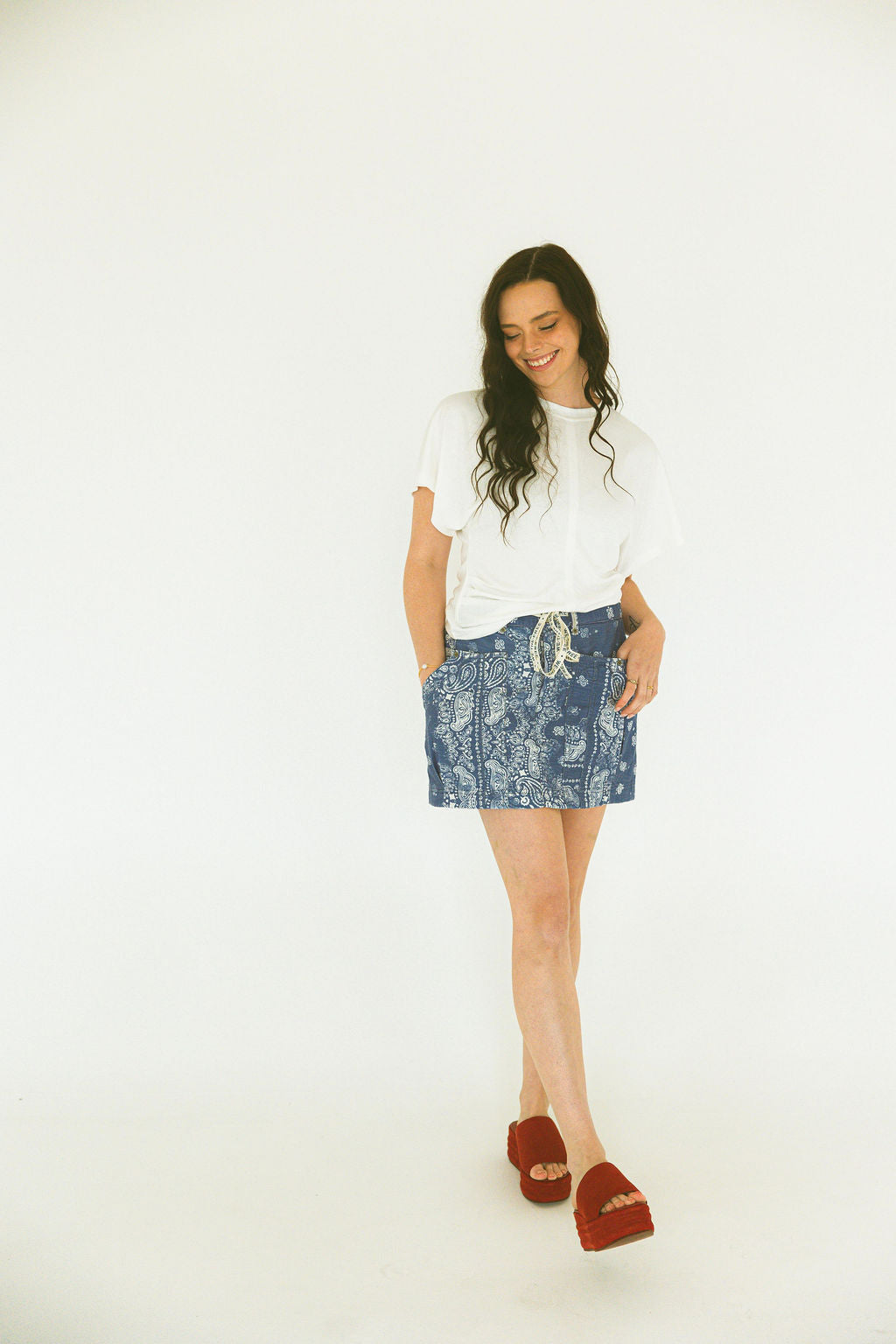 Free People - River Canyon Printed Mini - Midnight Combo