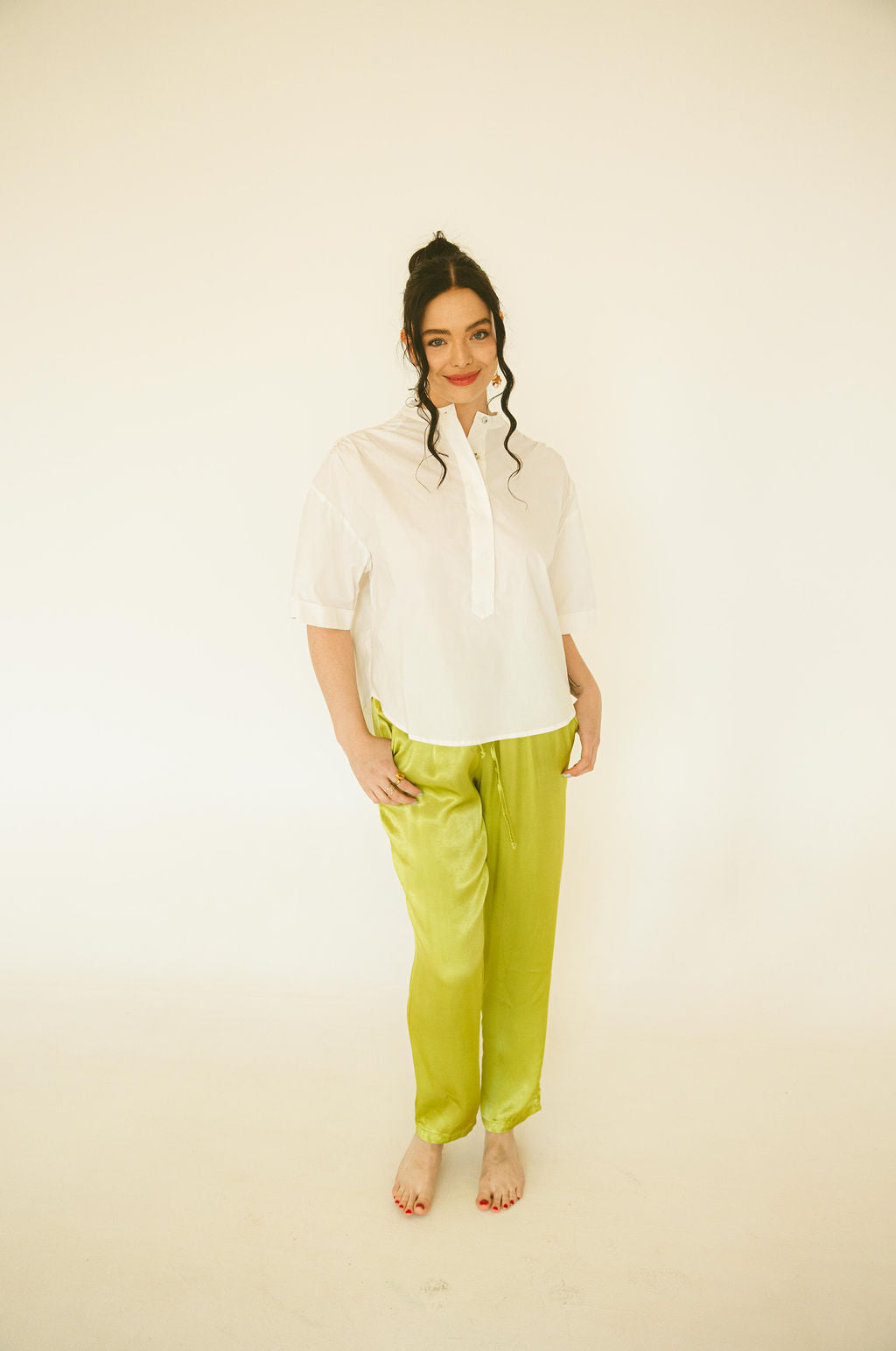 Silky Straight Leg Pant