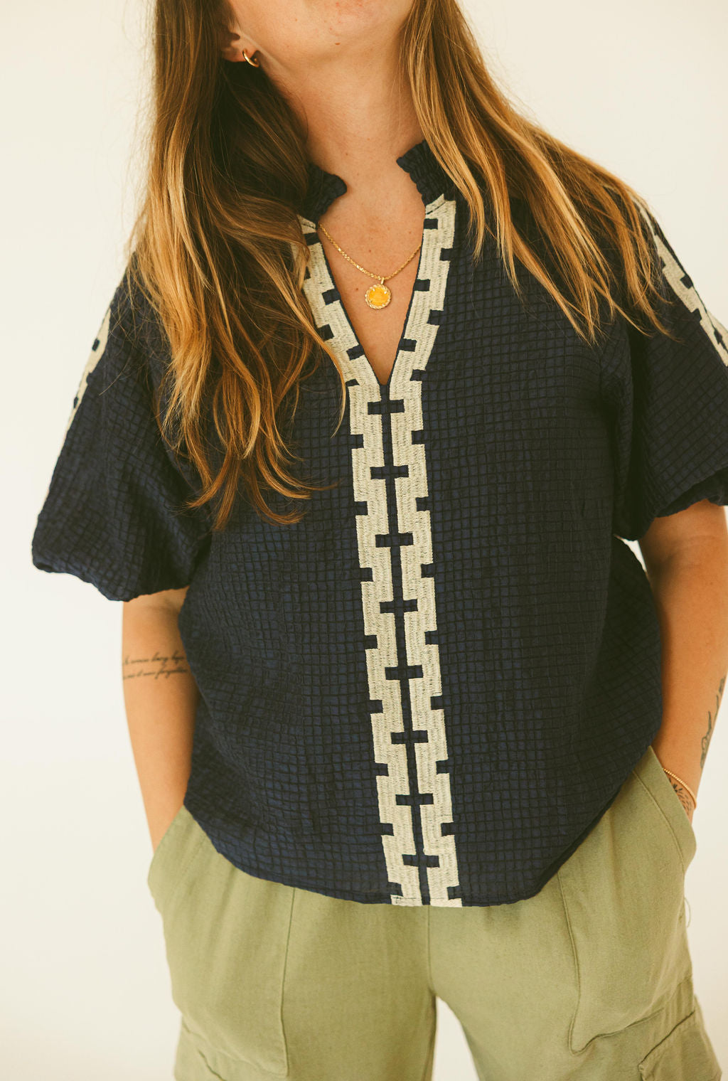 Farragut Textured Top