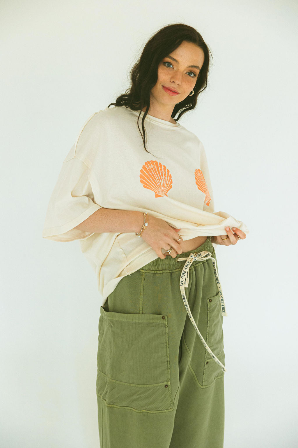 Free People - Jet Set Knit Pull On - Oil Green
