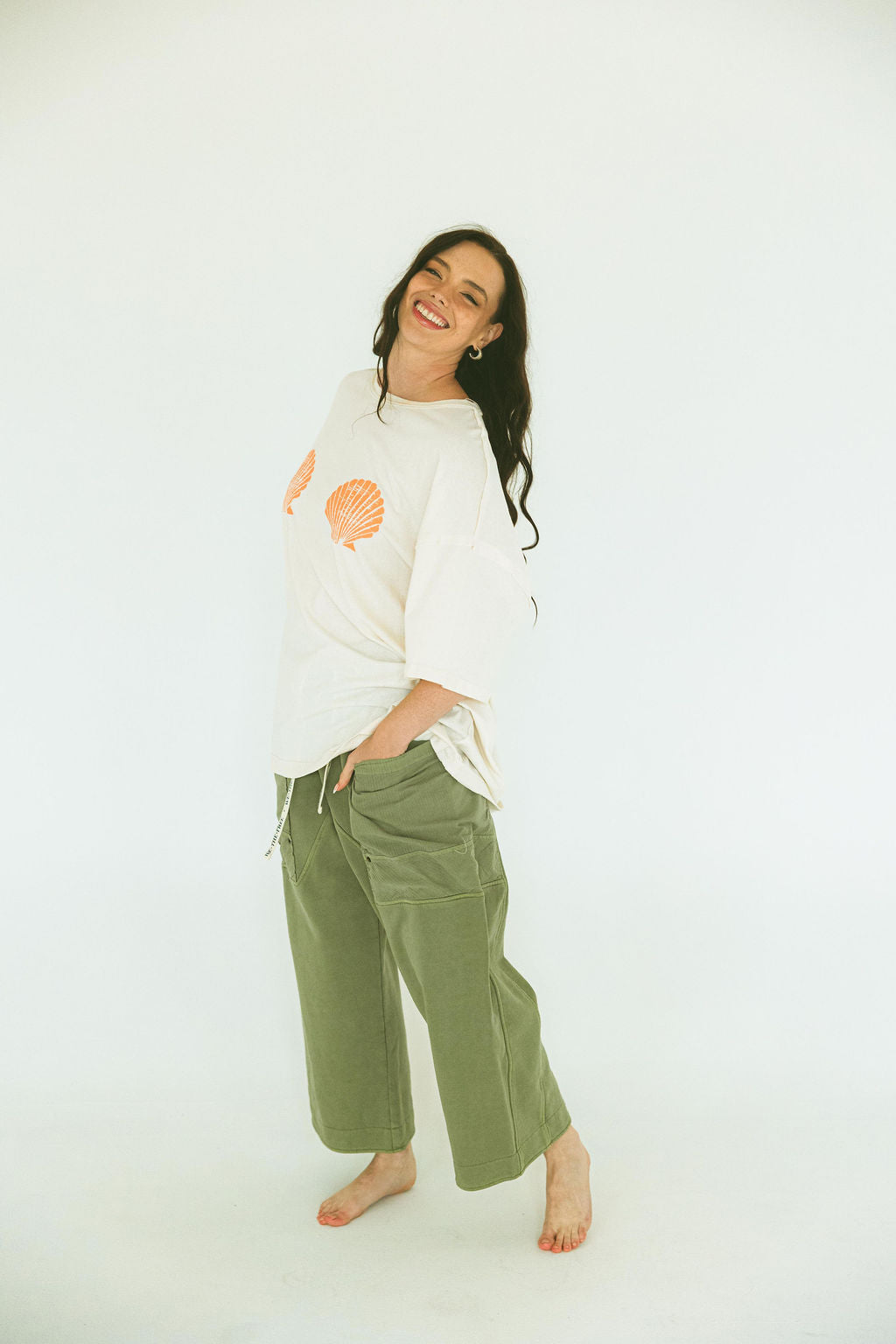 Free People - Jet Set Knit Pull On - Oil Green