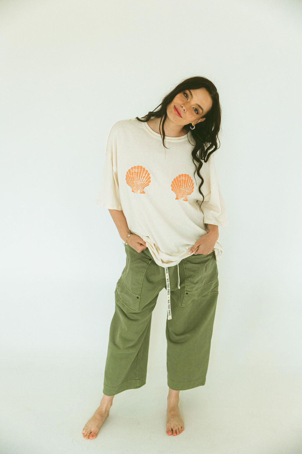 Free People - Jet Set Knit Pull On - Oil Green