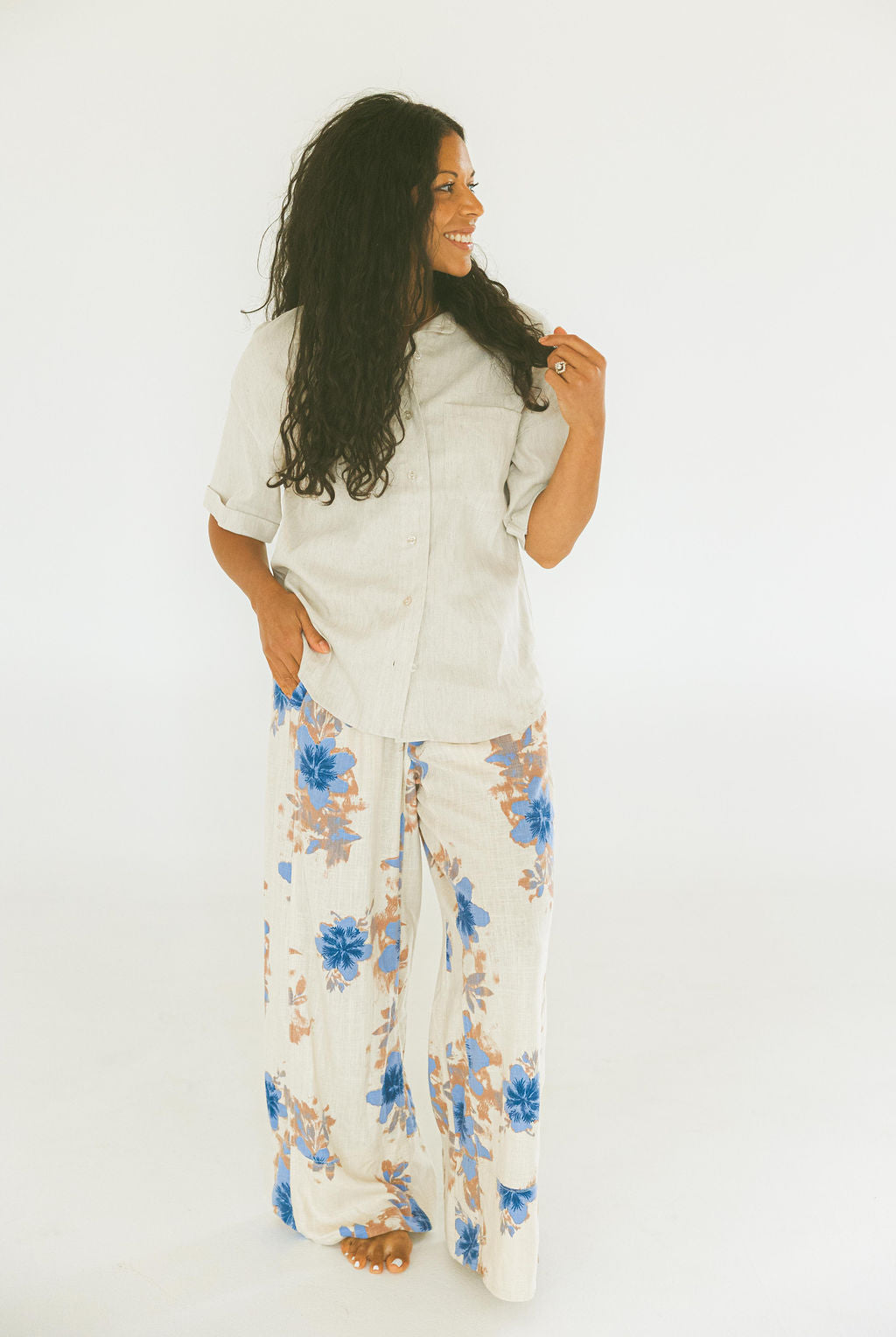 Days End Printed Linen