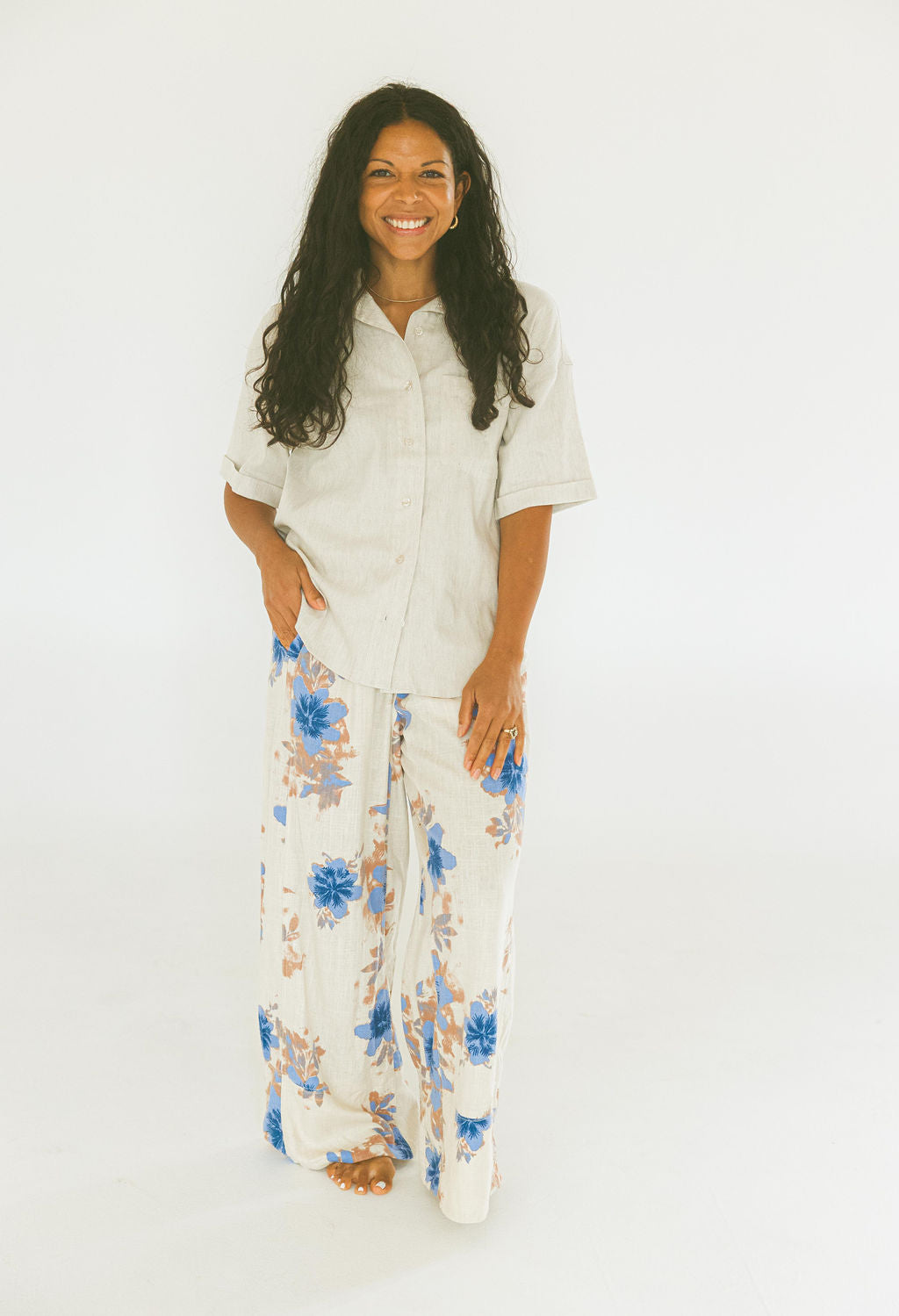 Days End Printed Linen