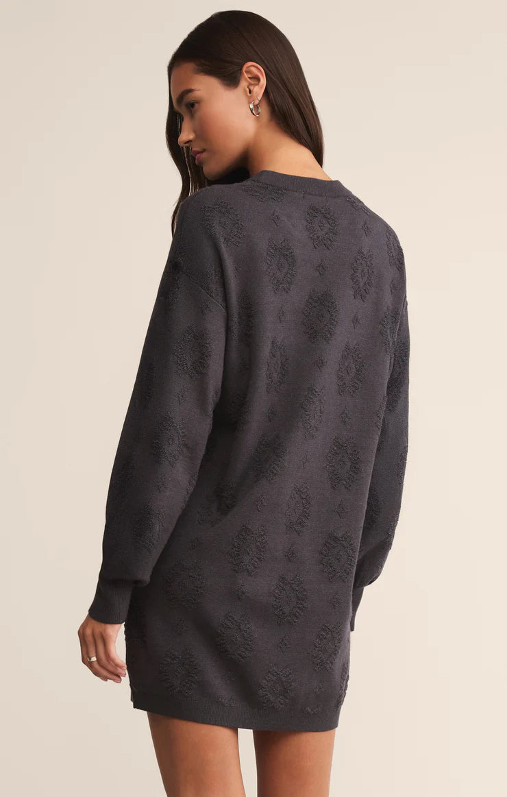 Amina Sweater Dress Charcoal Heather