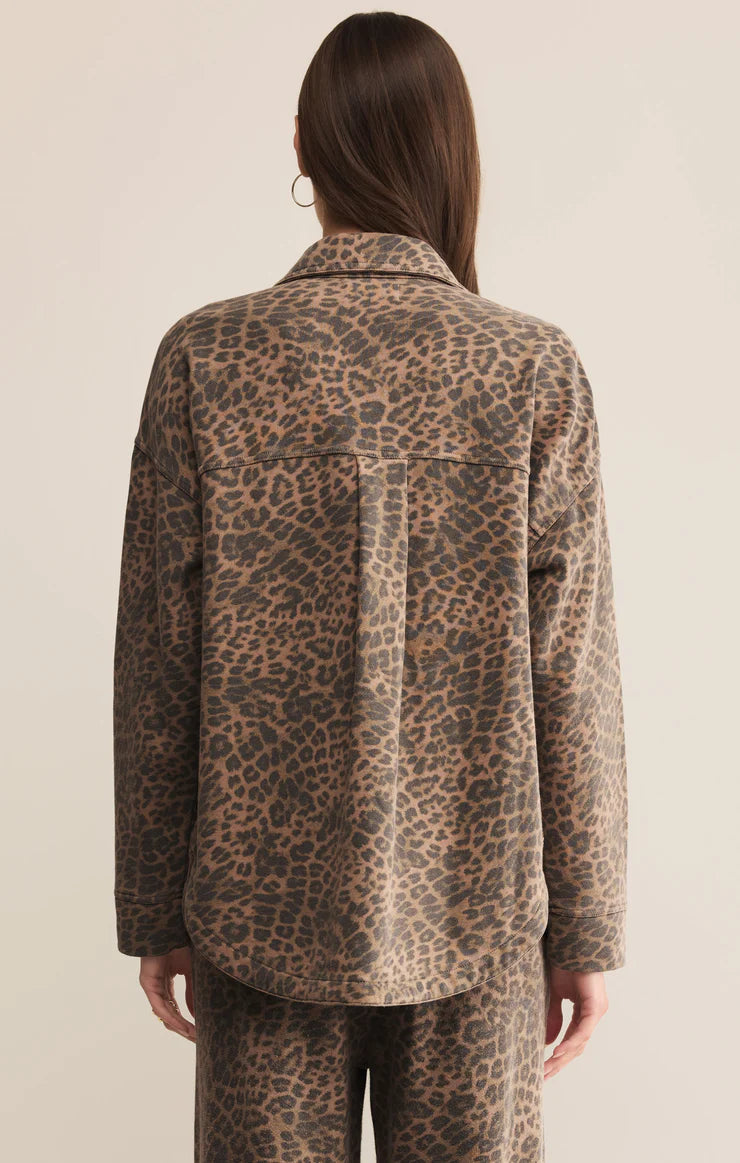 All Day Leopard Jacket - Desert Tan