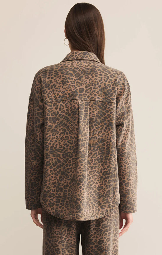 All Day Leopard Jacket - Desert Tan