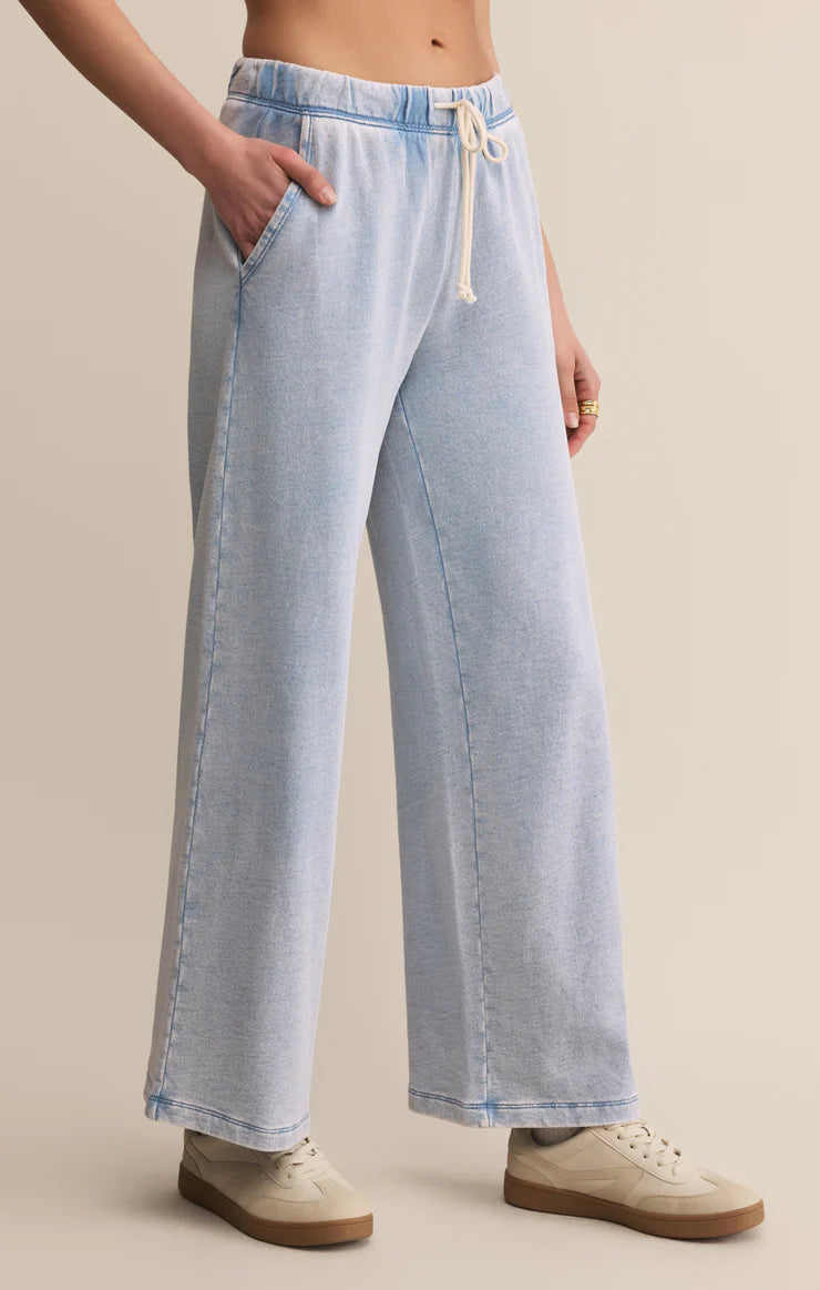 Hunter Knit Denim Pant - Washed Indigo