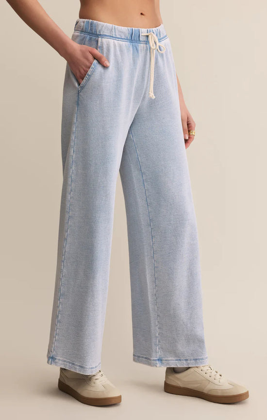 Hunter Knit Denim Pant - Washed Indigo