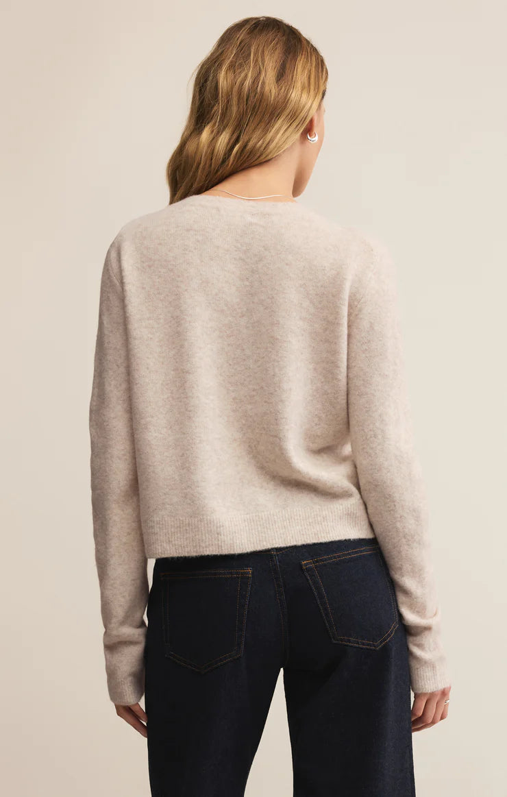 Z Supply - Medina Cardigan - Light Oatmeal Heather