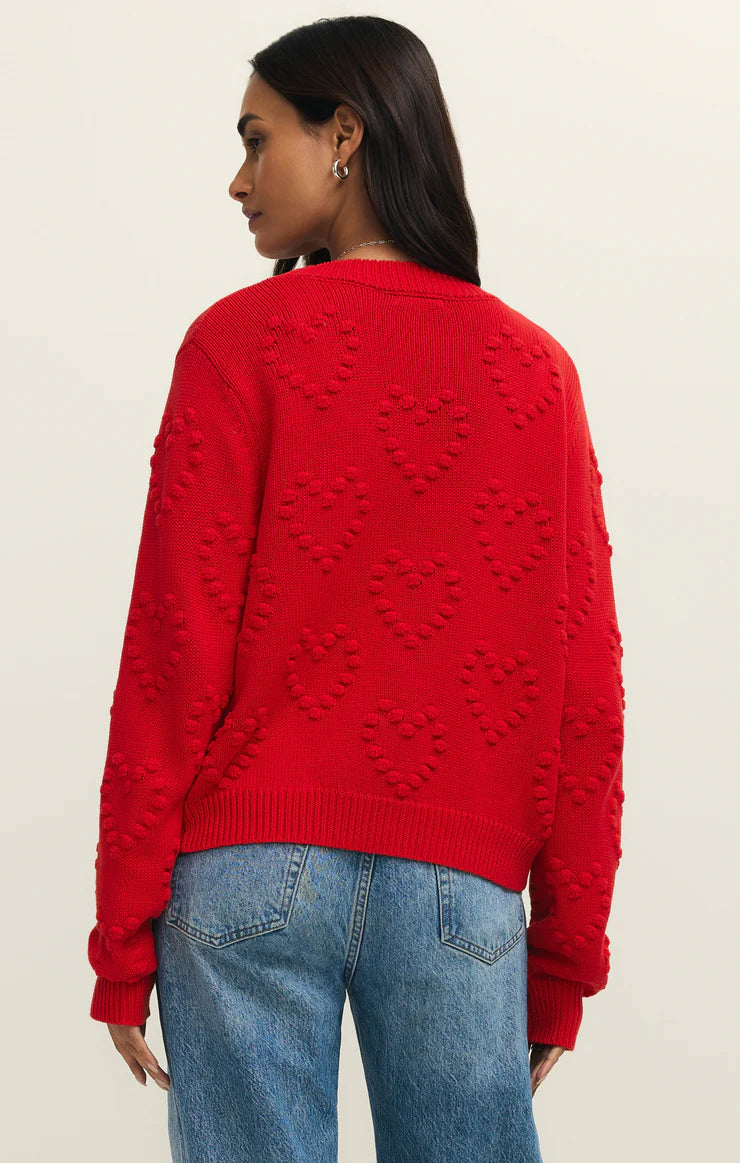 Z Supply - All Yours Cardigan - Kiss Me Red