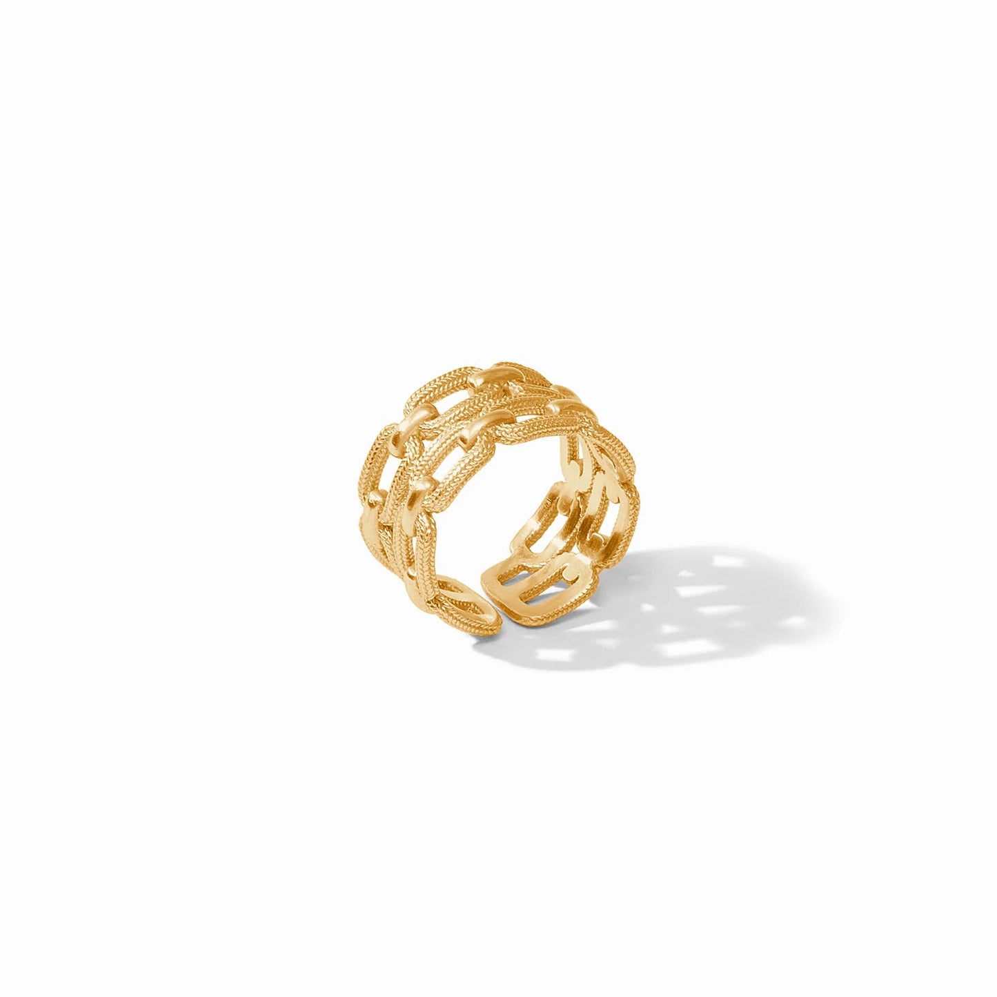 Cheval Paperclip Ring-Gold-OS