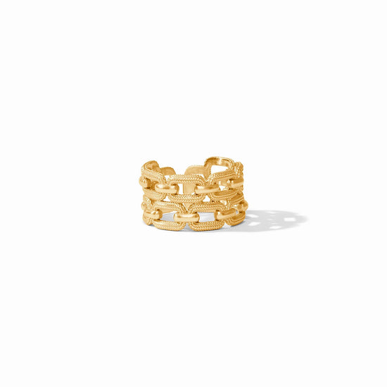 Cheval Paperclip Ring-Gold-OS