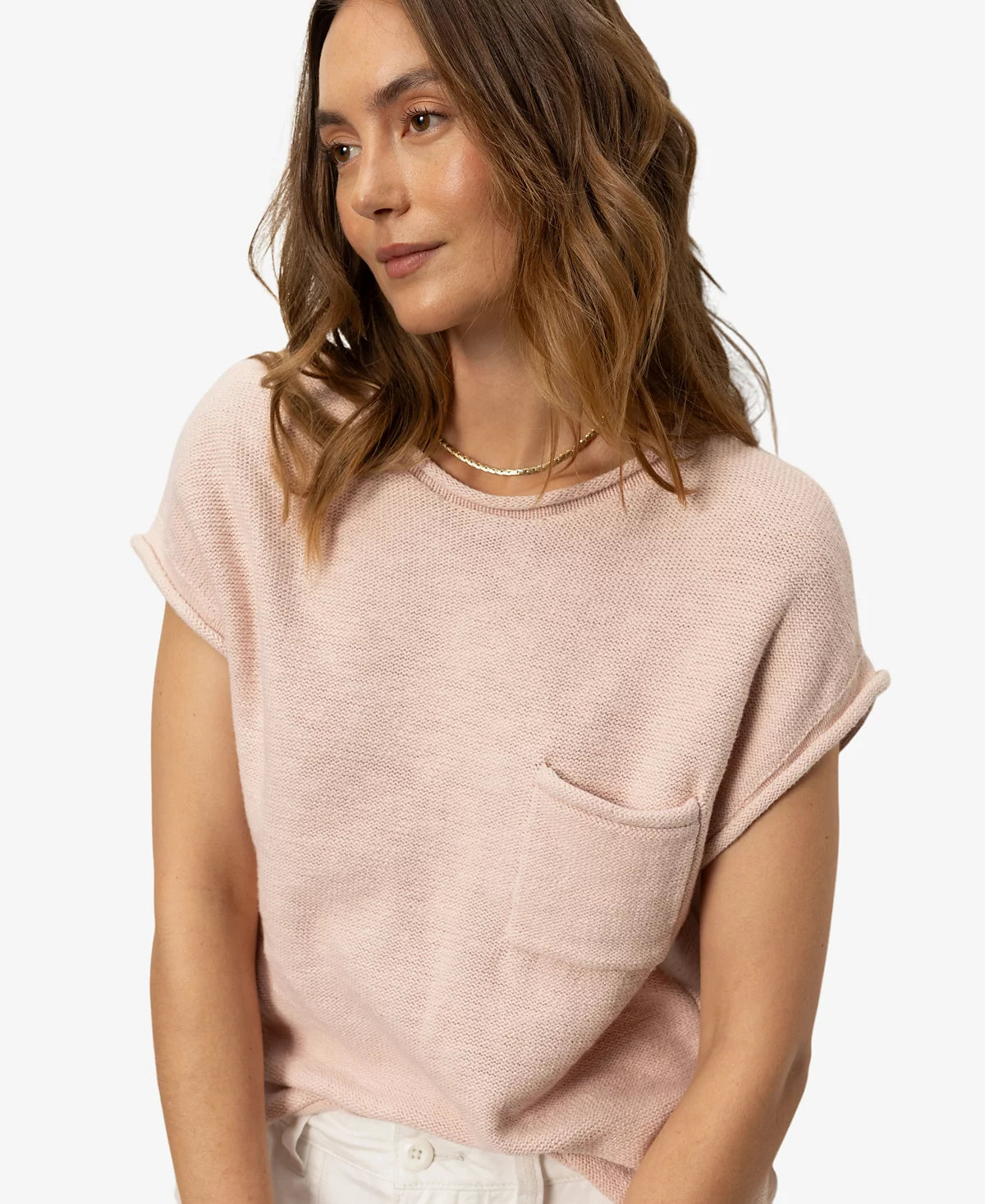 Easy Sweater Tee Earth Pink