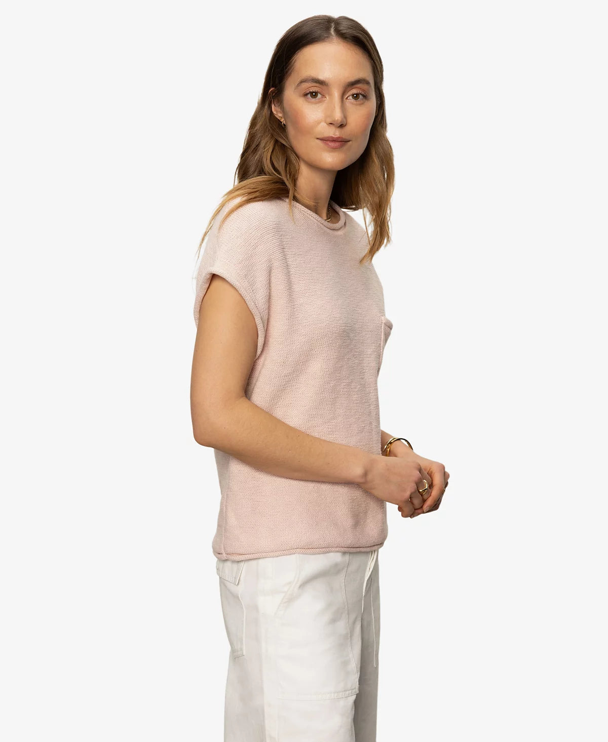 Easy Sweater Tee Earth Pink