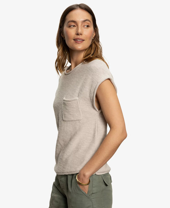 Easy Sweater Tee Flax