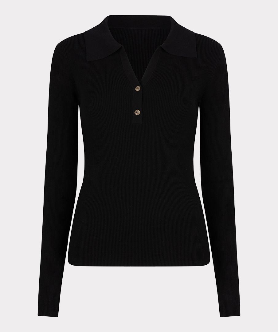 Load image into Gallery viewer, Sweater Polo Collar Long Sleeve
