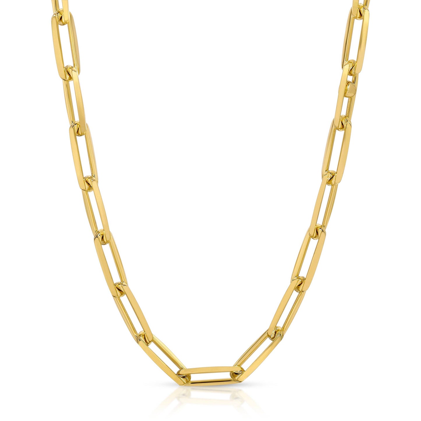 Chunky Monaco Choker in Gold